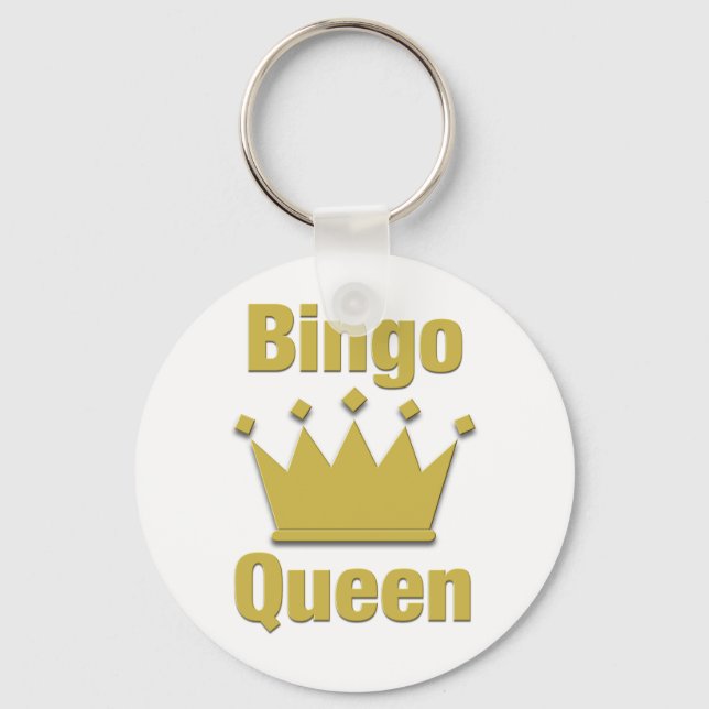 Bingo Queen Keychain (Front)