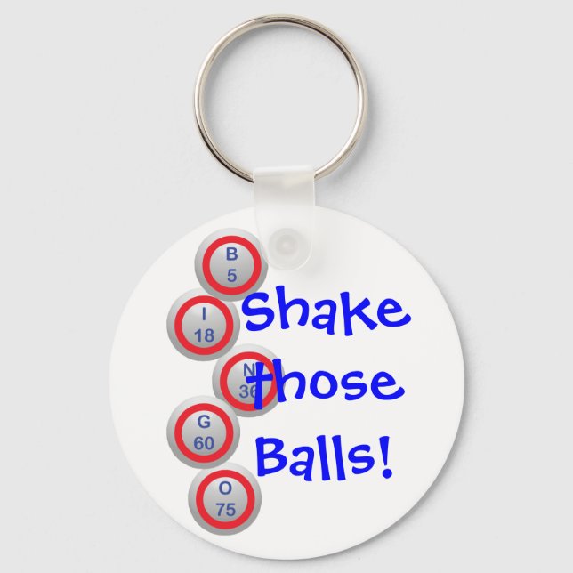 Bingo Shake Keychain (Front)