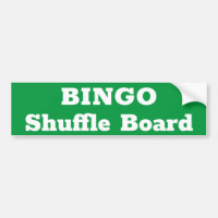 BINGO Shuffle Board signs