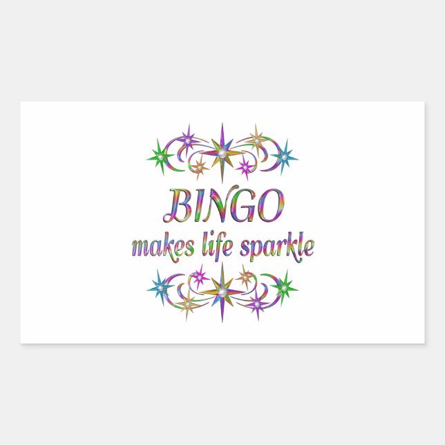 Bingo Sparkles Sticker (Front)