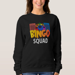 Bingo Squad Lucky Game Lottery Men Women Kids Sweatshirt