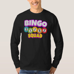 Bingo Squad Team Player   Lucky Bingo Luck Women M T-Shirt