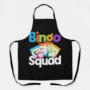 Bingo Squad The Winning Team on Your Shirt Game Ca Apron
