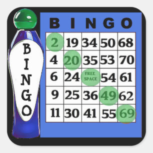 BINGO-TEST et autocollants de Dauber