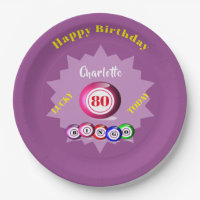 Bingo Themed Birthday Party Personalized 