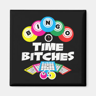 Bingo Time Es Funny Bingo Player Game Lover Gift H Magnet