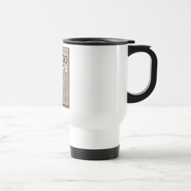Bingo Travel Mug (Right)