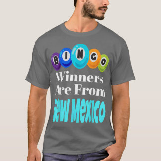 Bingo Winners Are From New Meico Funny Game Night  T-Shirt