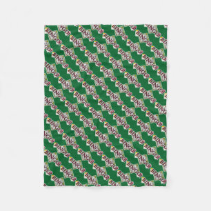Bingo word art gambling fleece blanket