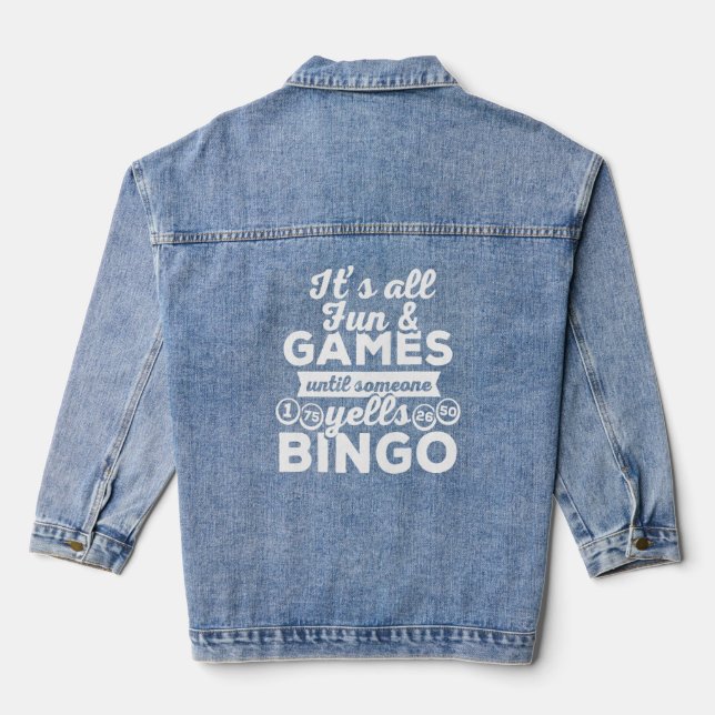Bingo Yells Funny Bingo Caller Outfit Bingo Playe (Verso)