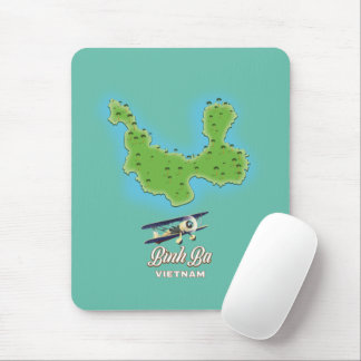 Bình Ba Island map Vietnam map Mouse Pad