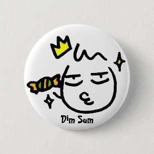 binh, Dim Sum 2 Inch Round Button