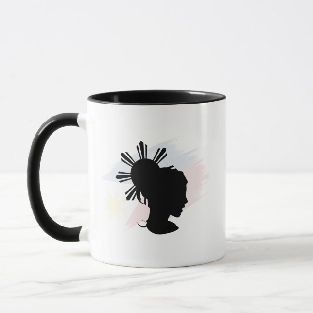 Binibining Pilipinas Filipina Rising Sun Mug Proud (Left)
