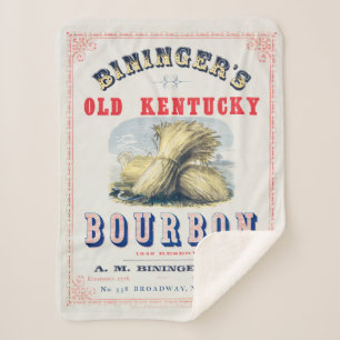 Bininger's Old Kentucky Bourbon 1849 Reserve. Sherpa Blanket