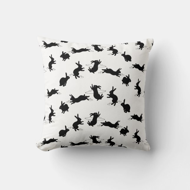 Binky Bunnies Pillow (choose colour) (Front)