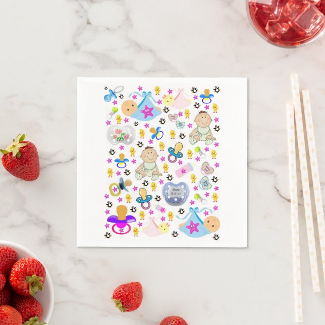 Binky's Pacifier Paper Napkins (Insitu)