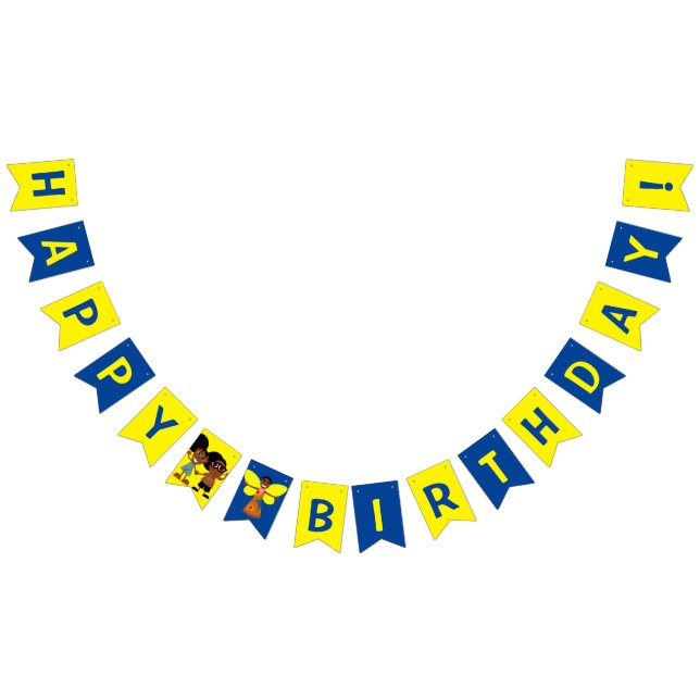 Bino et Fino Anniversaire Bannière des drapeaux de (Tout)