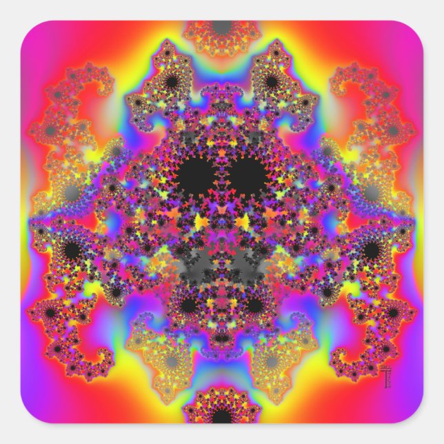 Binoc Stickers (Square) (Front)