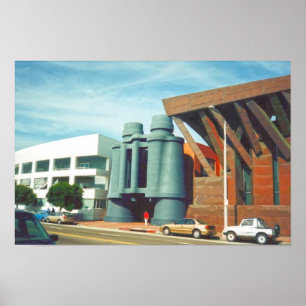 Binoculars Building, Venice, California Poster