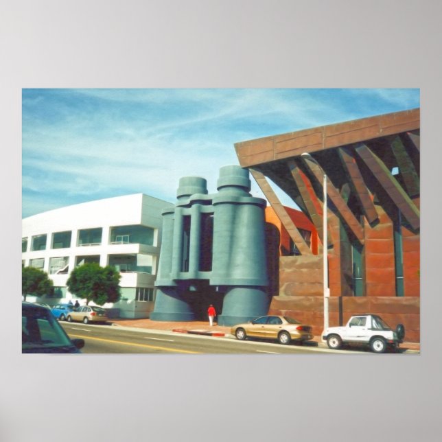 Binoculars Building, Venice, California Poster (Front)