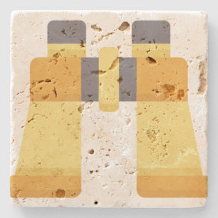 Binoculars Stone Coaster
