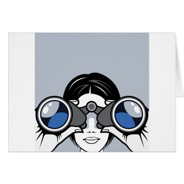 Binoculars Vector (Front Horizontal)