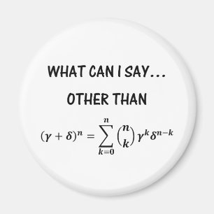 Binomial Theorem Magnet