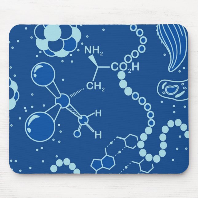 Bio/Chemistry Spectrum Blue Mouse Pad (Front)