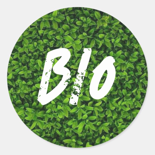 Bio Classic Round Sticker (Front)