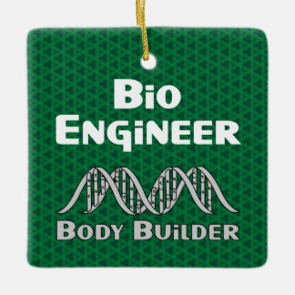 Bio Engineer Body Builder Ceramic Ornament