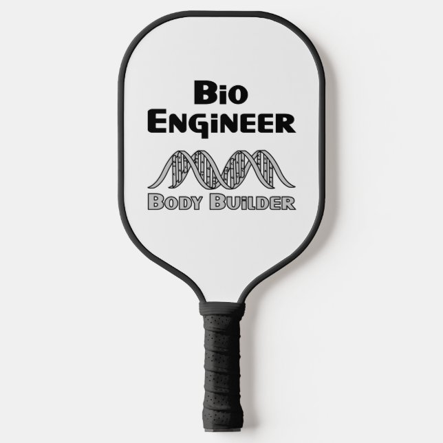 Bio Engineer Body Builder Ceramic Ornament Pickleball Paddle (Front)