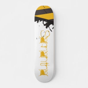 Bio Hazard Caution Tape Comp Skateboard