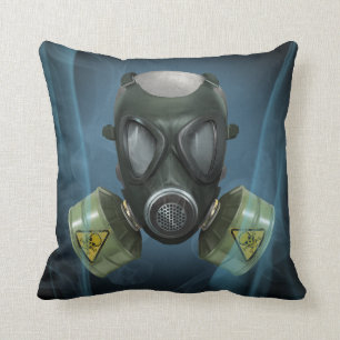 Bio Hazard Gasmask Cushion