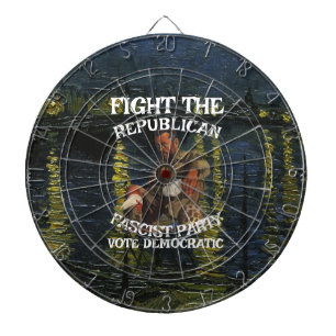BIO HAZARD TRUMPS TL WT HG HEALTH CARE HEALTHCARE  DARTBOARD