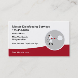 Bio Virus Cleanup Services Business Cards