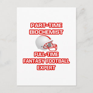 Biochemist .. Fantasy Football Expert Postcard