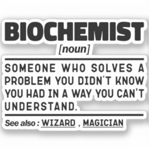 Biochemist Noun Funny Biochemistry Science Lover
