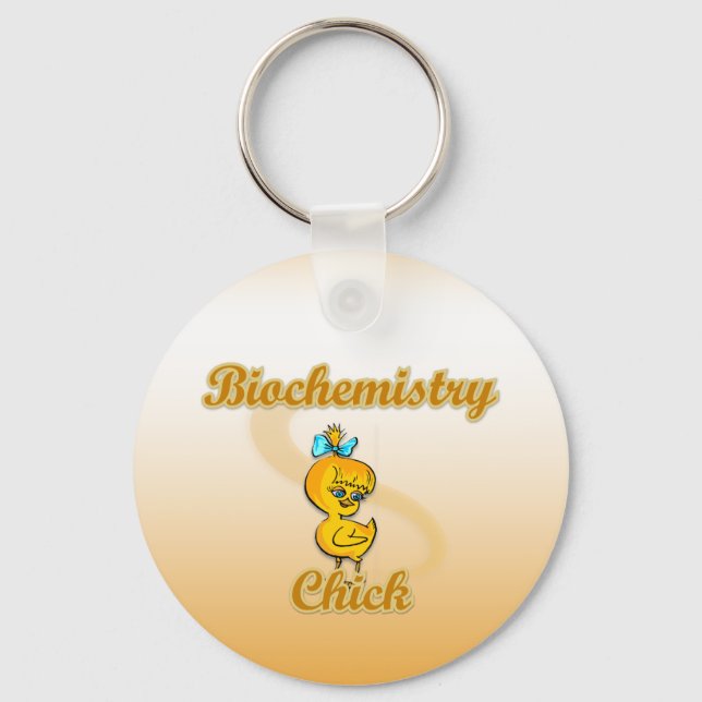 Biochemistry Chick Keychain (Front)