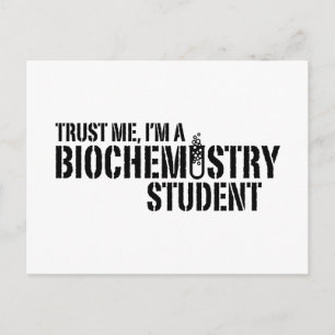 Biochemistry Student Postcard