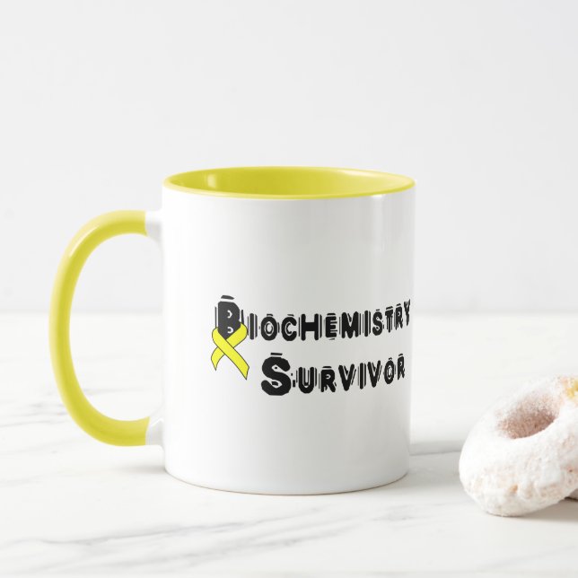 Biochemistry Survivor Mug (With Donut)