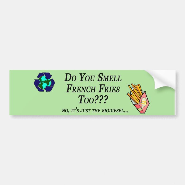 biodiesel bumper sticker (Front)