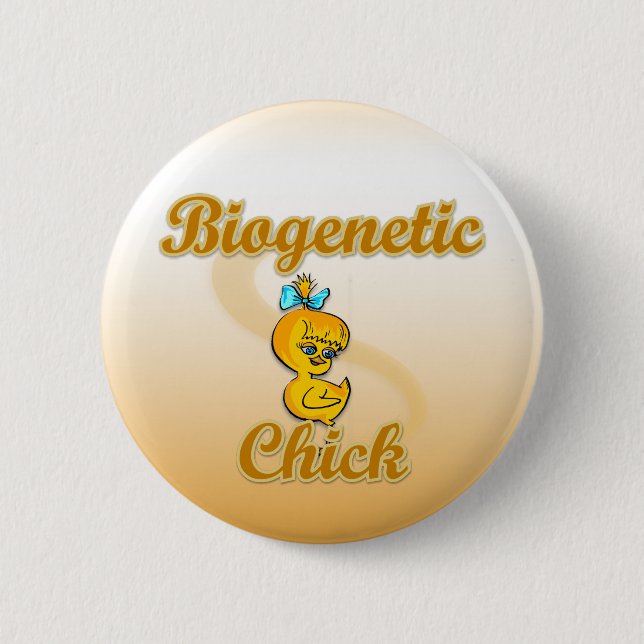 Biogenetic Chick 2 Inch Round Button (Front)