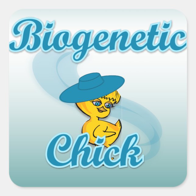 Biogenetic Chick #3 Square Sticker (Front)