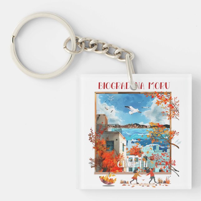 Biograd na moru 2 keychain (Front)