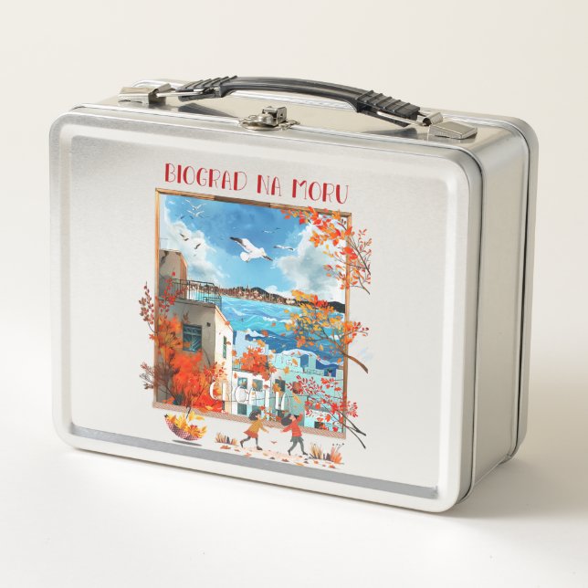 Biograd na Moru 2 Metal Lunch Box (Front)