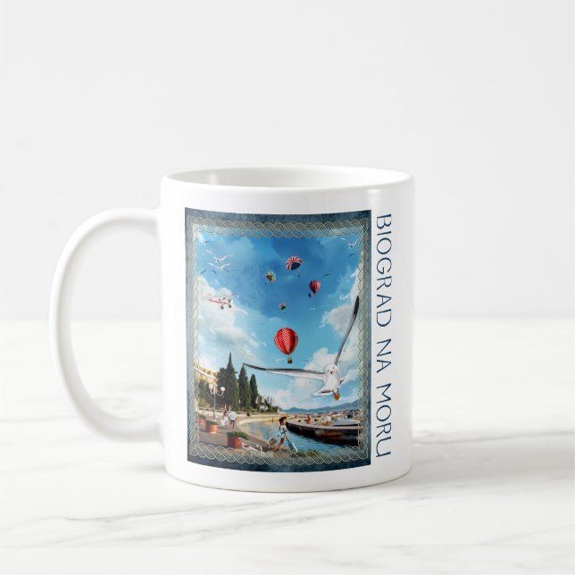 Biograd na moru 4 coffee mug (Left)