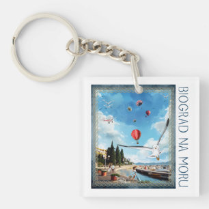Biograd na moru 4 keychain