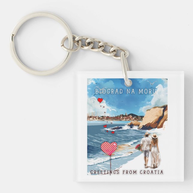 Biograd na moru 5 keychain (Front)