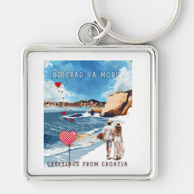 Biograd na moru 5 keychain (Front)