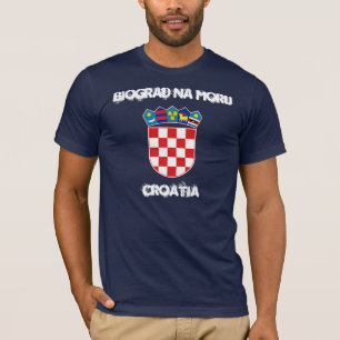 Biograd na Moru, Croatia with coat of arms T-Shirt